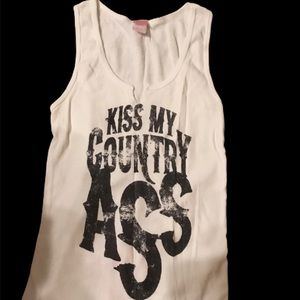 *BLAKE SHELTON Kiss my Country A@@ Tank Top